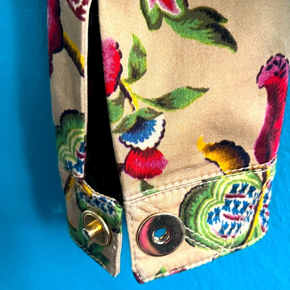 Eccoci ~ Beautiful Floral Print Jacket SIZE 0 - Picture 13 of 15